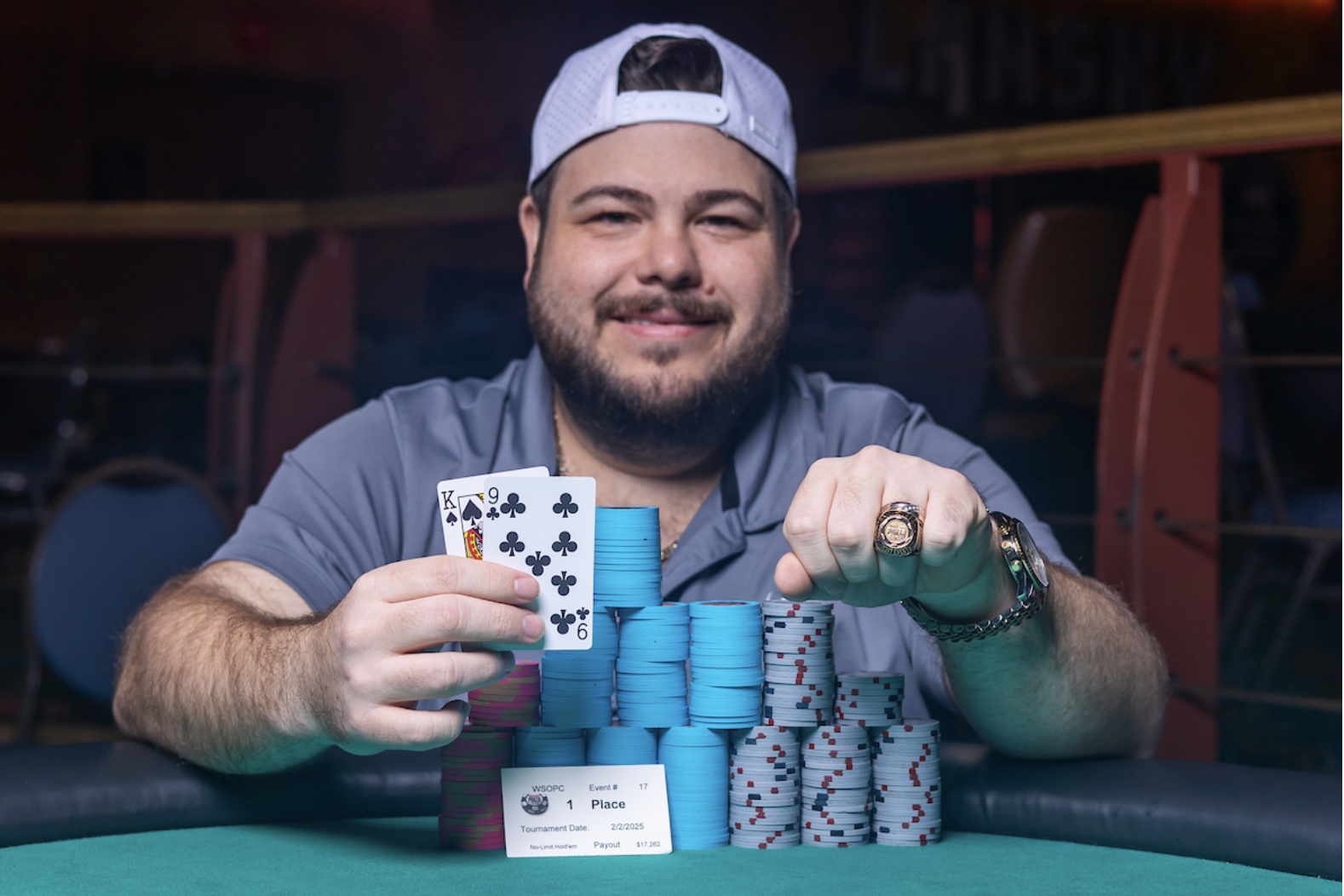 Cody Stanford Takes Three World Series of Poker Circuit Rings at Horseshoe Tunica